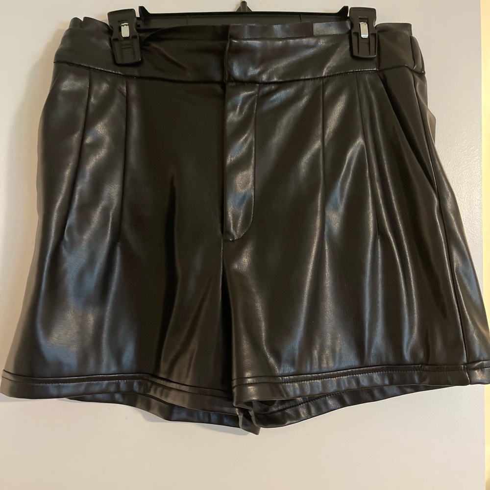 TART faux Leather shorts
